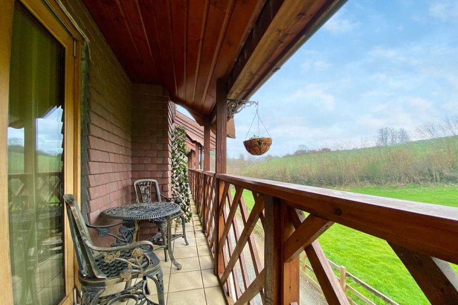 Apple at Pinecone Lodges, lodge near Bath, Somerset
