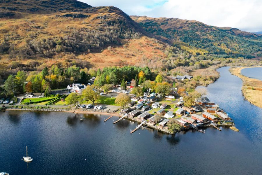 Ardlui Holiday Park, lodge park near Arrochar, Argyll & Bute