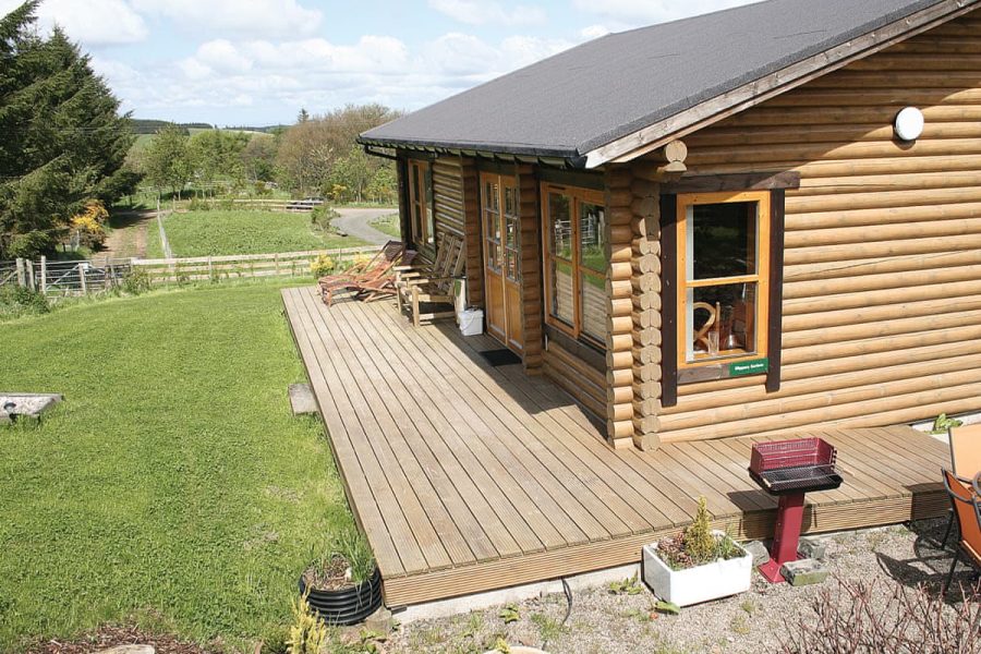 Bracken Log Cabin, log cabin near Perth, Perthshire