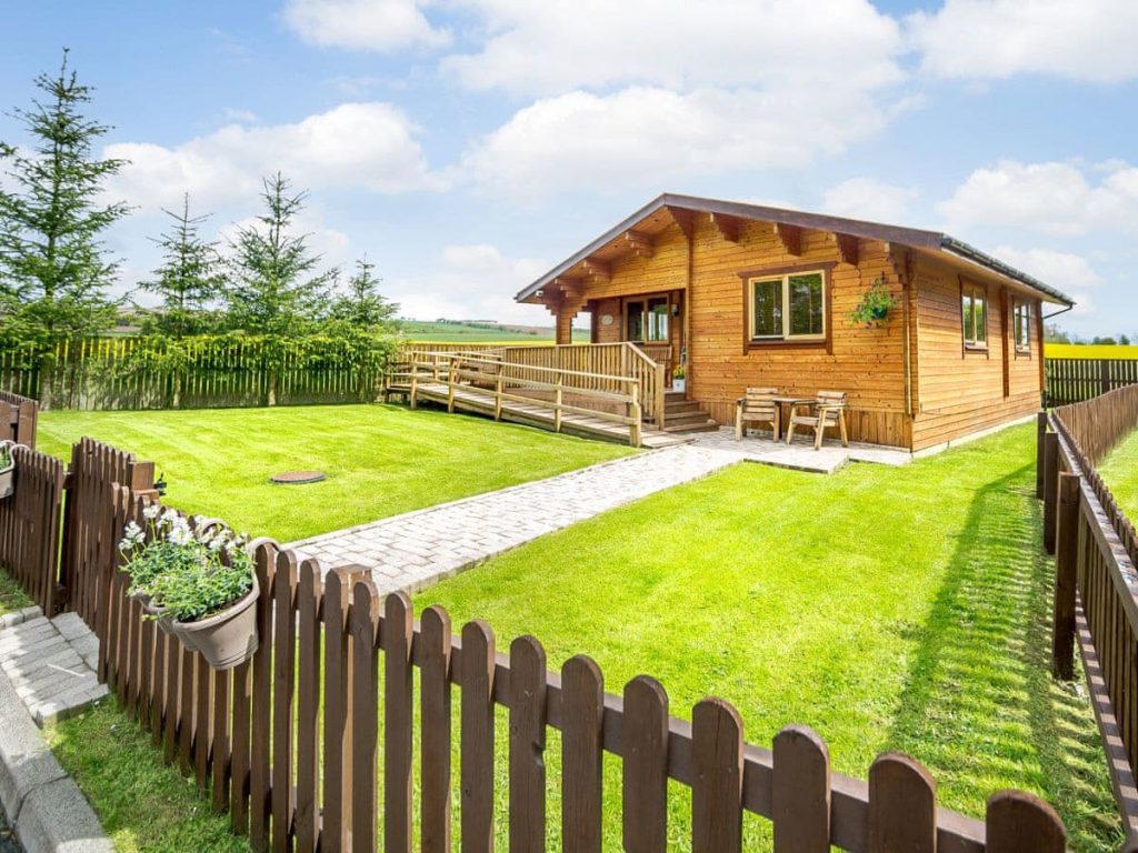 Jessica at Old Pump House Lodges, lodge near Duns