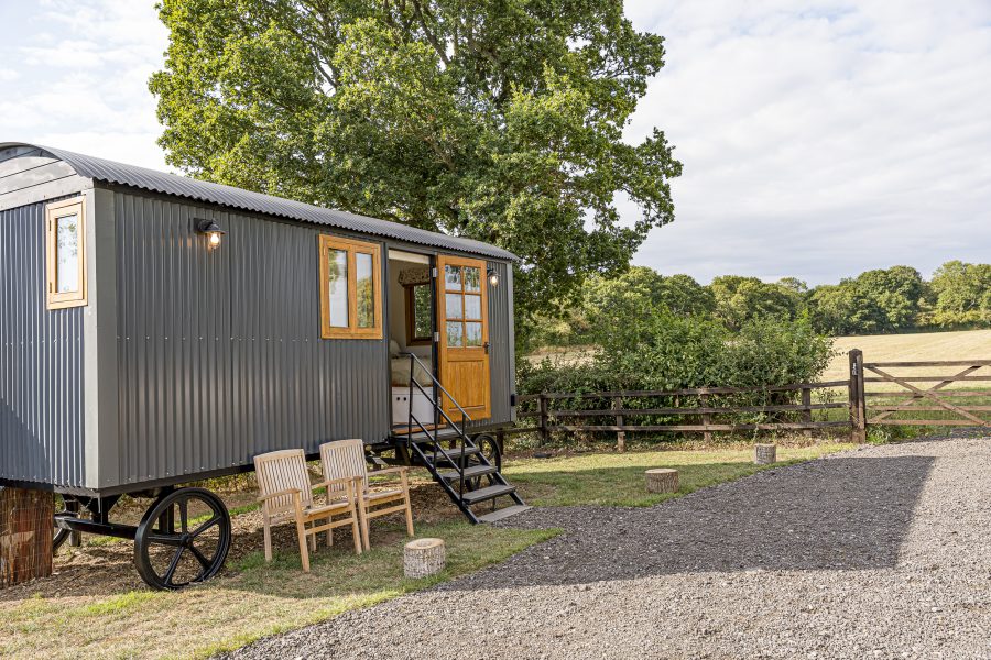 No 2 The Parkland, shepherd's hut near Upton Warren, West Midlands