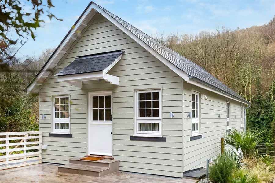 Palm Lodge at Langcreek Retreats, lodge near Looe, Cornwall