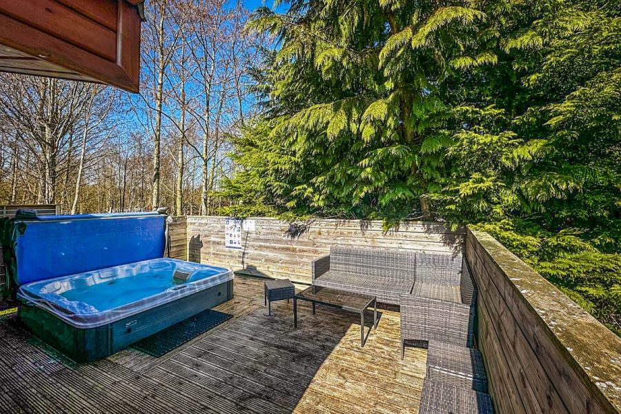 Phoenix at Felmoor Cabin Escapes, cabin near Alnwick, Northumberland