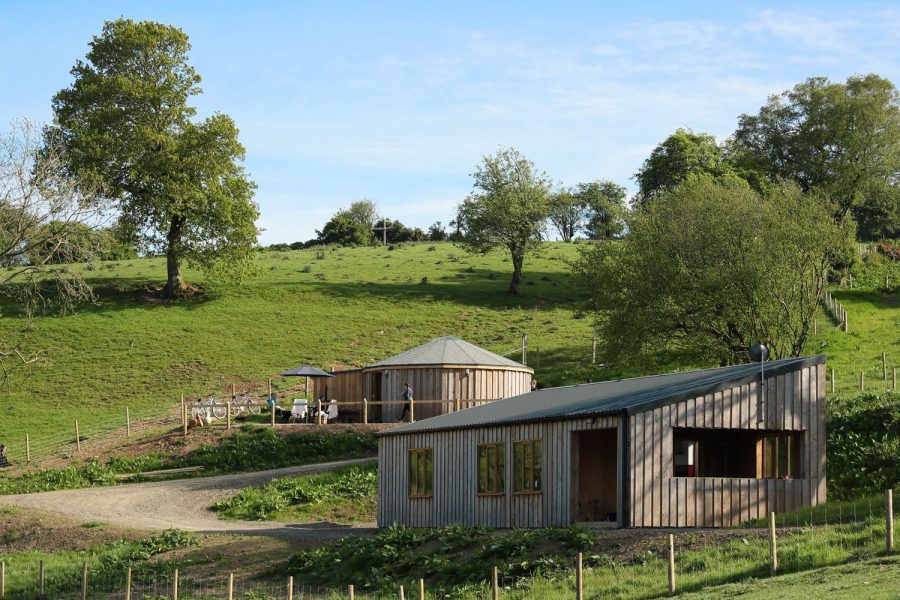Rolling Hills, log cabin near Bishop's Castle, Shropshire