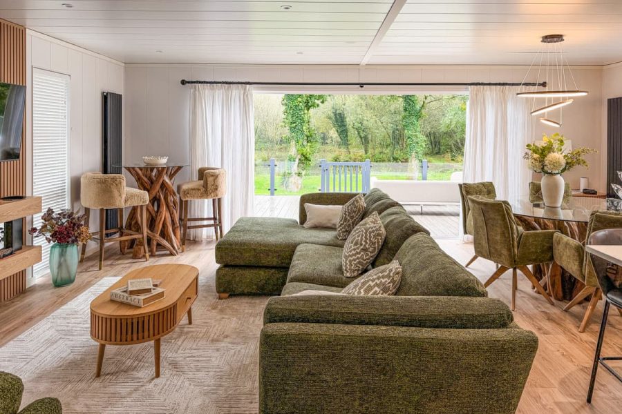 Sanctuary Lodges, 16 at the Sanctuary, lodge near Pwllheli, Gwynedd