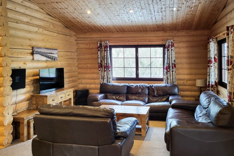 Tweed Log Cabin, log cabin near Warkworth, Northumberland